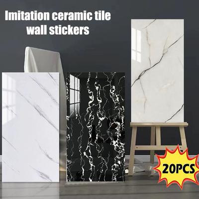 Vinyl Self-adhesive Tile Wall Sticker 60X30cm for Bathroom Livingroom Decor for Wall Wallpaper Kitchen Waterproof Foor Sticker