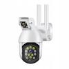 Dual Wifi Ip Smart Camera Outdoor Rotating QHD Zoom Card App