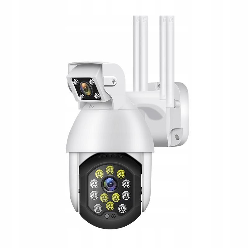 Dual Wifi Ip Smart Camera Outdoor Rotating QHD Zoom Card App