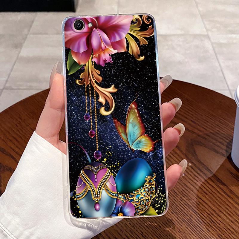 Jelly Casing For Vivo Y66 / V5 Lite Shell Funda For Vivo Y69 Clear Silicone Soft TPU Back Cover Cute Cat Rabbit Heart Phone Case