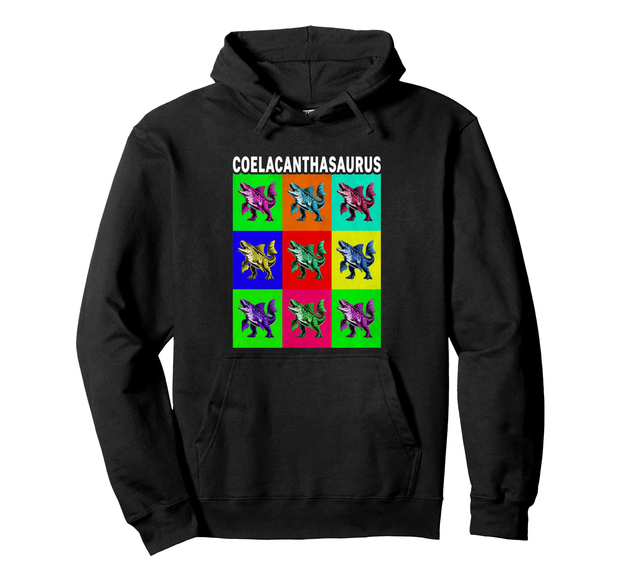 Coelacanthosaurus Dinosaur Pun Hoodie