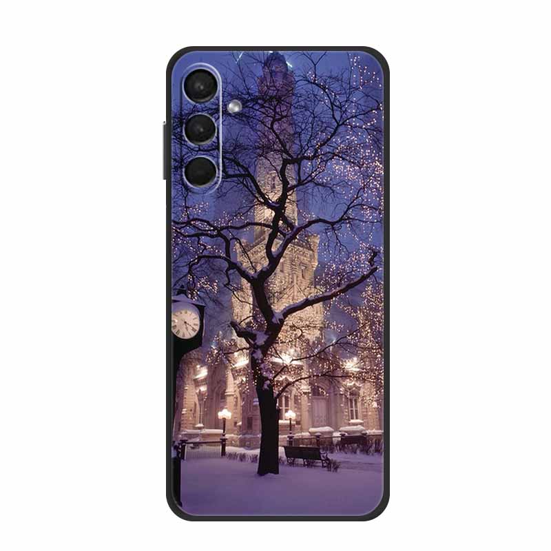 Etui do Samsung Galaxy M35 5G Luksusowe Miękkie Silikonowe TPU Tylna Osłona Telefonu do Samsung Galaxy SM-M356 Ochronne Odporne na Wstrząsy Etui