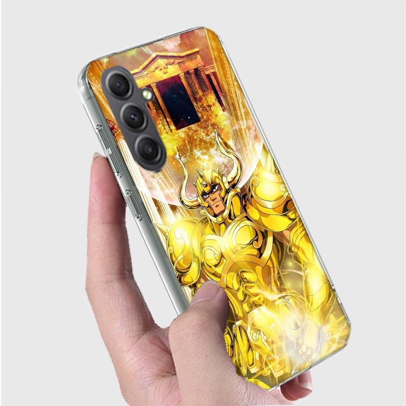 Saint Seiya Knights Of The Zodiac Phone Case for Samsung A16 A26 A36 A56 A17 A37 A57 A07 A06 A02S A03 A04S A05S Galaxy Note 20 1
