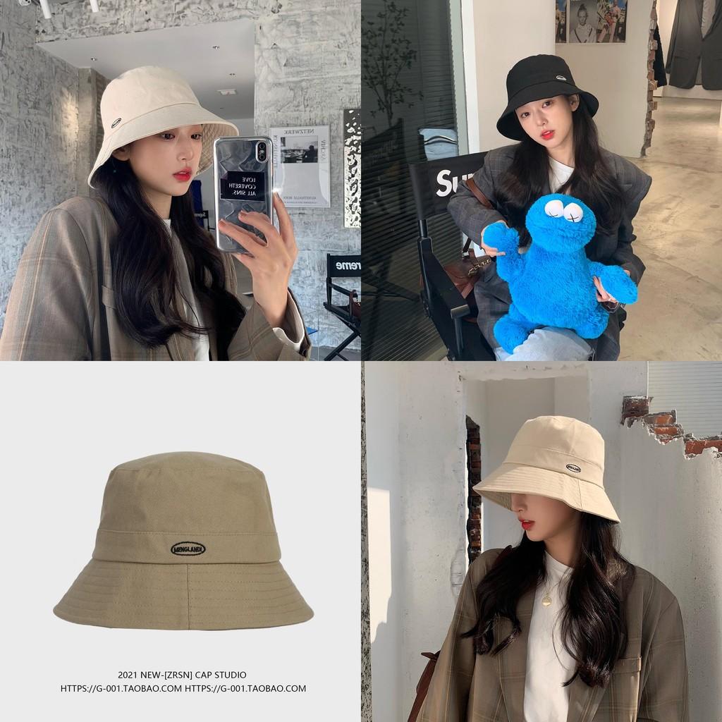 Trendy Embroidered Cotton Polyester Women's Sun Hat Versatile Bucket Hat For All Seasons