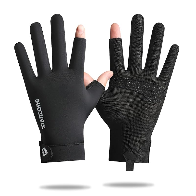 

gloves men s latest for summer Thin cold sensation UV protection glove cool UV gloves [UV cut/ Cool touch/Smartphone compatible] Sunscreen UPF50+