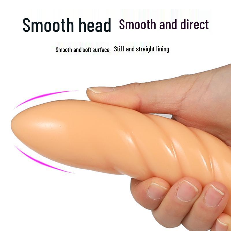Silicone Spiral Backdoor Beads Plug - Erotic & Soft Masturbation Toy.