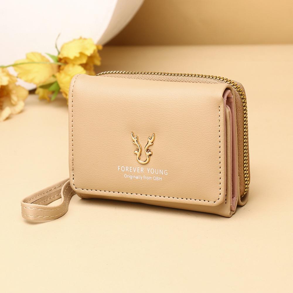 Elegant PU Leather Women's Small Wallet Fold Portable Mini Clutch Multi-Pocket Short Wallets Gift For Ladies