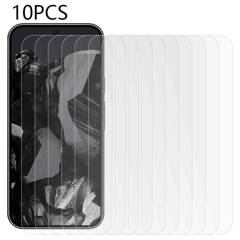10PCS For Google Pixel 9 Pro XL Screen Protector HD Clear Tempered Glass Film 0.3mm 2.5D