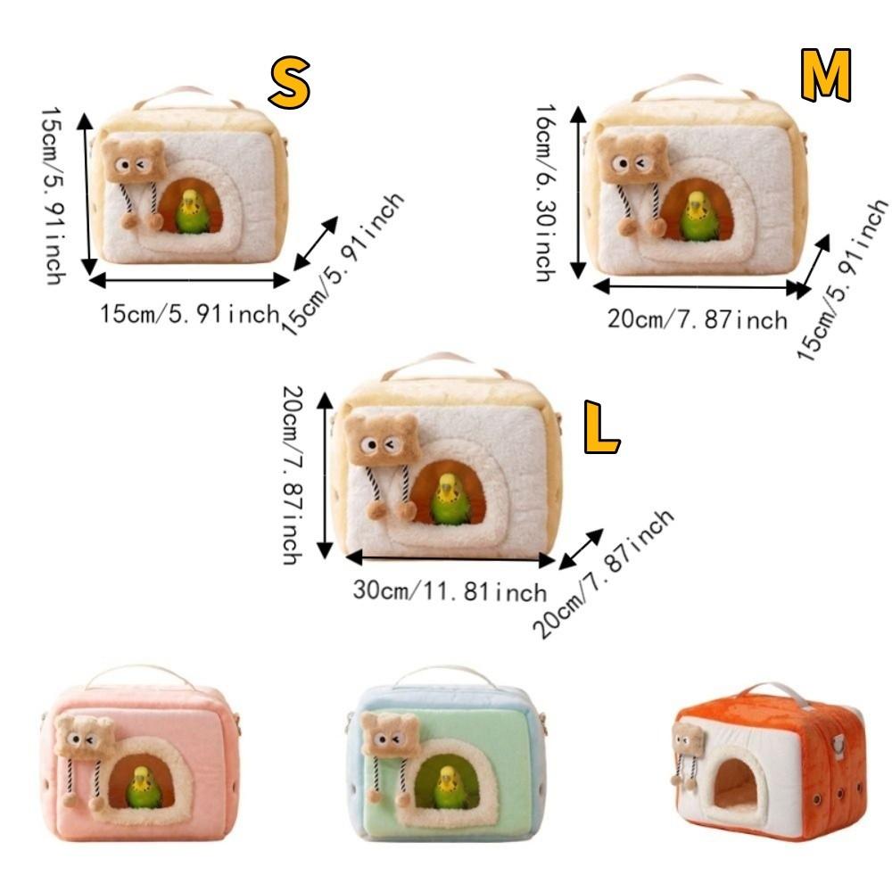 Soft Hamster Carrier Bag Warm Small Pet Carrier Portable Pet Travel House Travel
