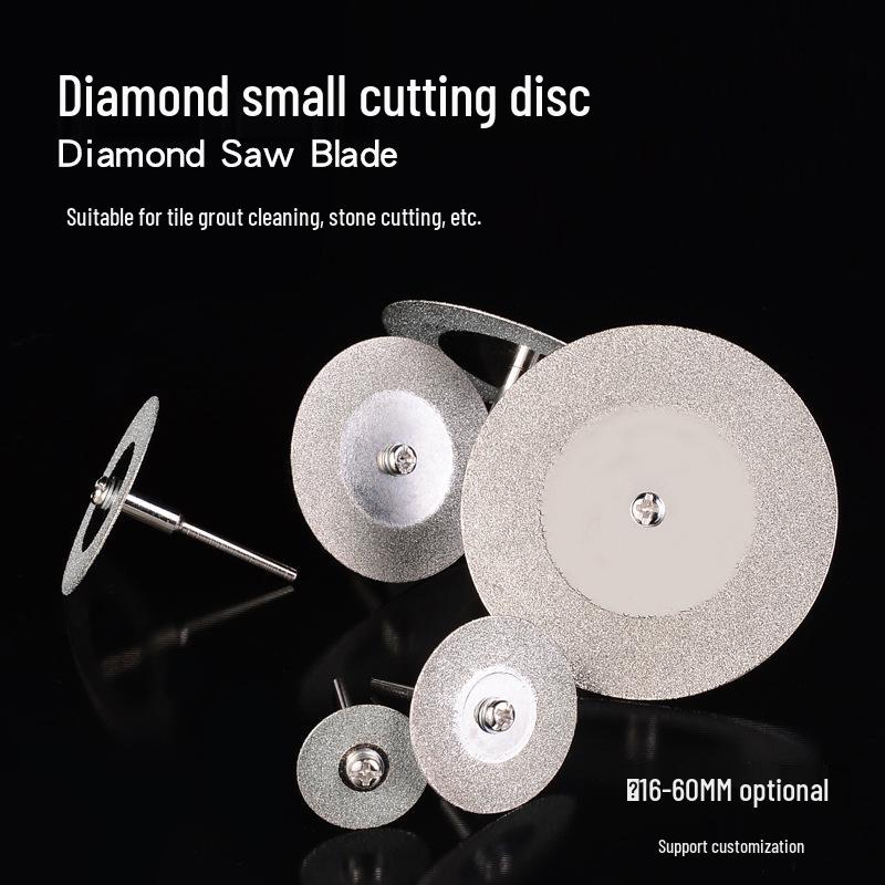 Electroplated Diamond Cutting Disc for Jade, 16-60mm, for Electric Grinder
