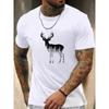 Men's Short Sleeve T-Shirt Compatible for Hot Weather - Summer Casual Round Neck Solid Color Short Cut Tee, Short Length for Warm Weather