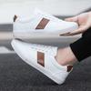 Fashion 2025 Men's Lxuury Leather Shoes Casual Flats Shoe Outdoor Light Breathable Sneakers Loafers Business Men Shoes Large Size 39-48