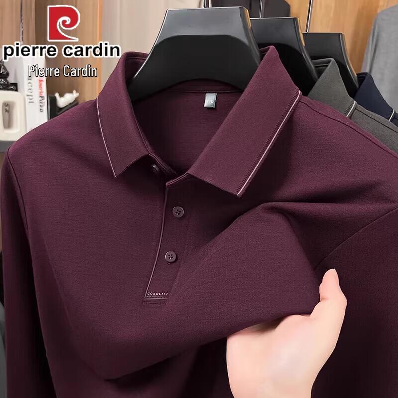 Pierre Cardin Men's Casual Long Sleeve Polo T-Shirt