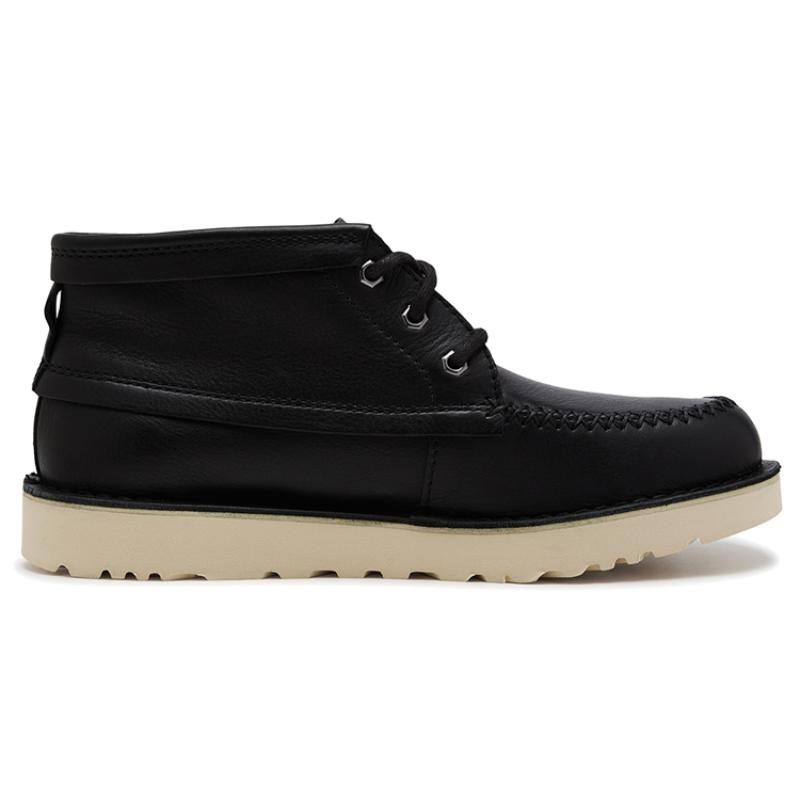 UGG Campout Chukka Uld 'Black Leather' Sneakers 1123637-BLLE