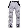 Unisex Ski Pants with Suspenders, Winter Windproof, Waterproof, and Insulated for Snowboarding and Skiing
