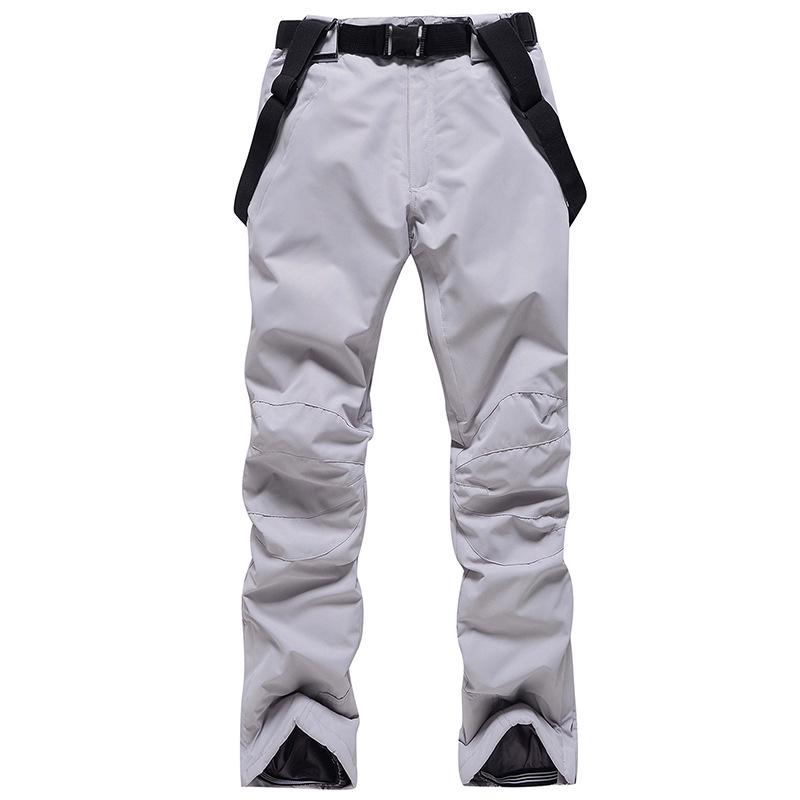 Unisex Ski Pants with Suspenders, Winter Windproof, Waterproof, and Insulated for Snowboarding and Skiing