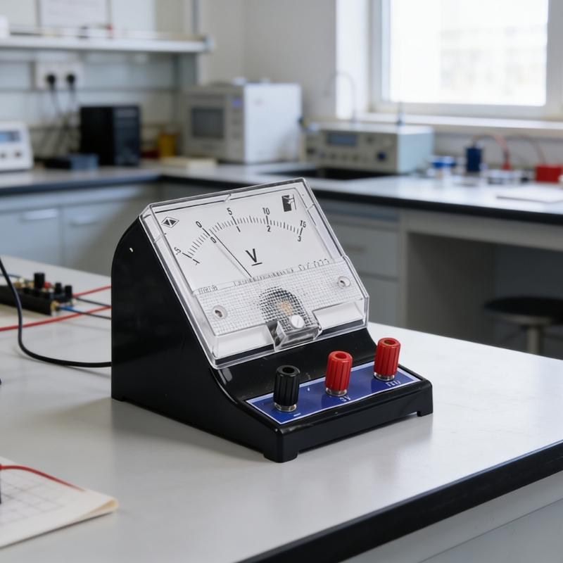 Physics Classroom Demonstration Ammeter Double Ranges 0.6A-3A Easy Read Pointer Dials Design Educational Voltage Tester