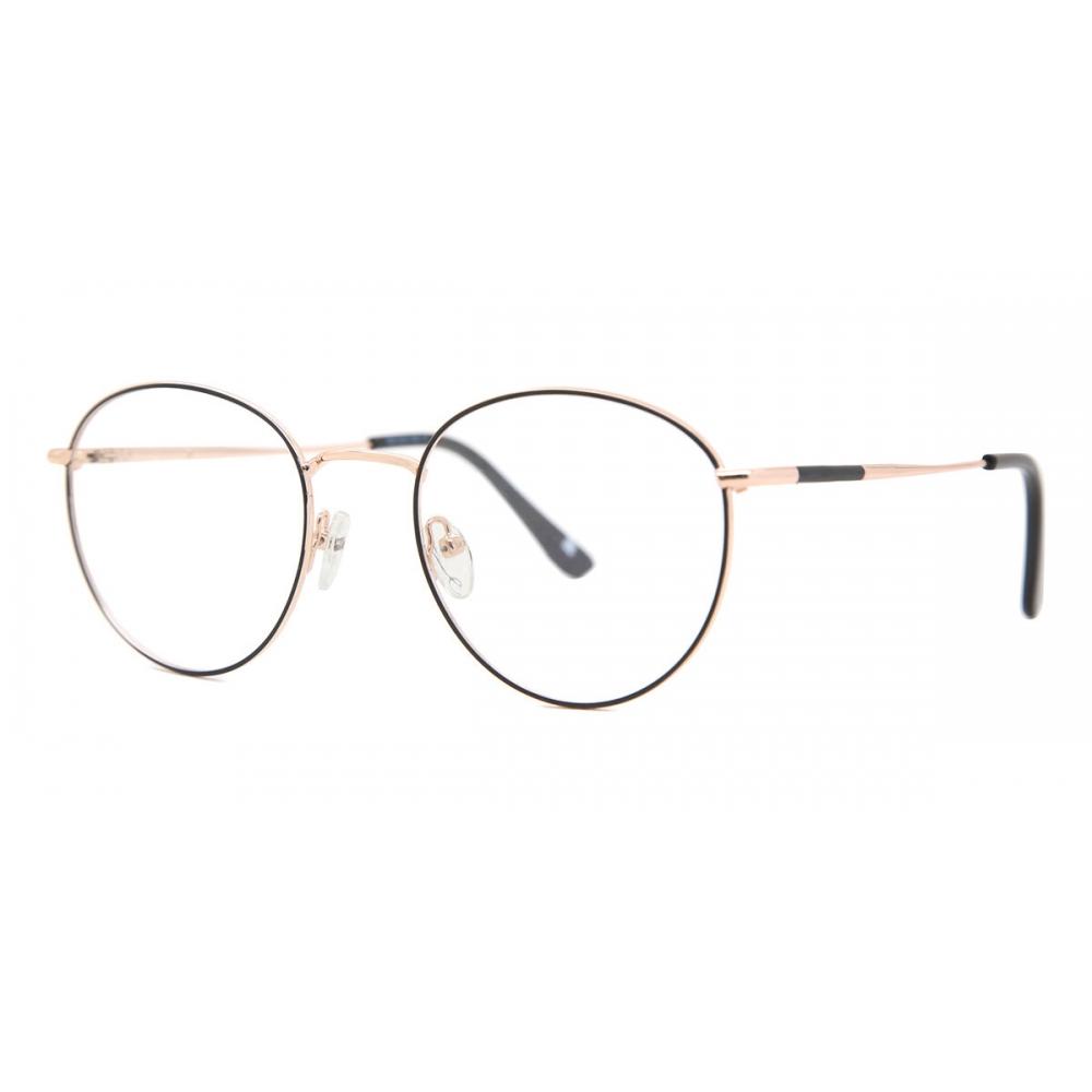 Full Rim Oval Black Rose Gold Smartbuy Collection Sion 901a Fashion Unisex Eyeglasses