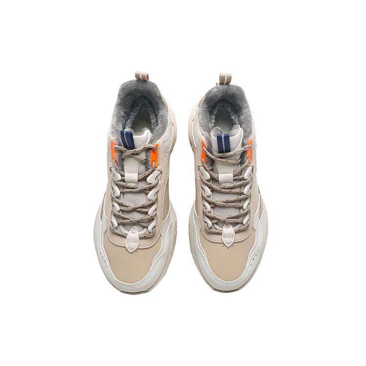 New Anta Life Collection Waterproof And Warm Low-Top Casual Shoes Men's Withered Wood Color 912348981-3