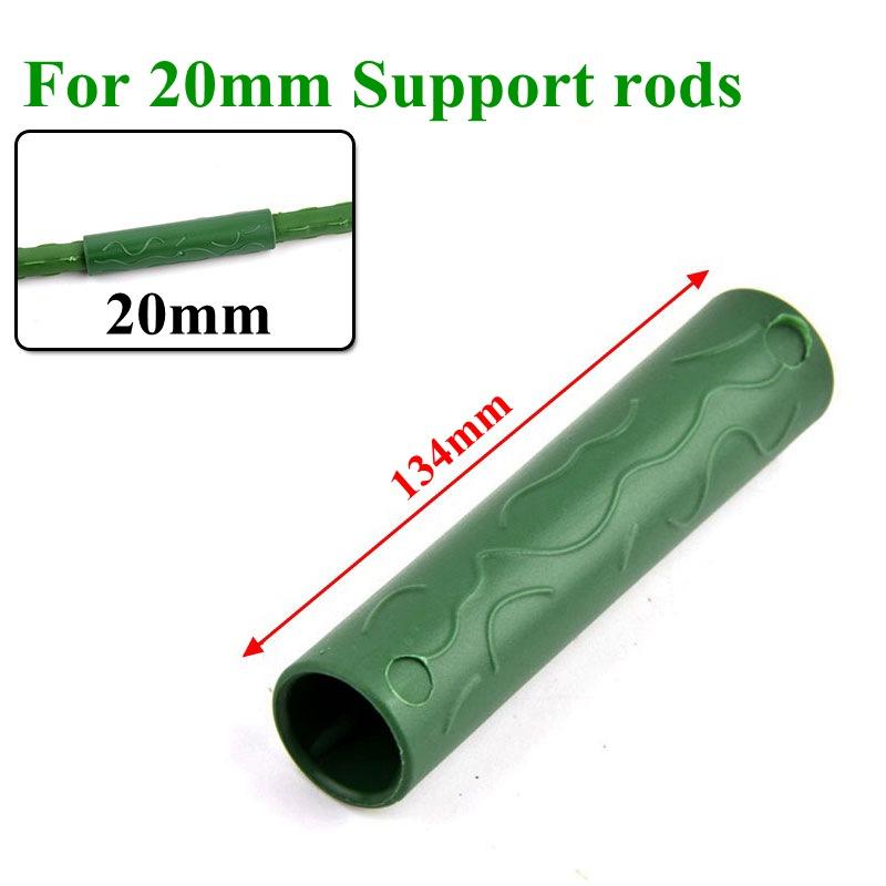 10pcs Plant Support Connectors ,Garden Stakes Grafting Stick Connectors Vines Climbing Plant Connecting Pipes 8/11/16/20mm