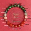 Auspicious Multi-Treasure Crystal Bracelet: Five Paths to Wealth with Wood & Fire Attributes