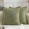 2pcs Chenille Textured Solid Cushion Cover Colorful Boho Soft Velvet Decorative Throw Pillow Case For Sofa Bed Living Room Decor