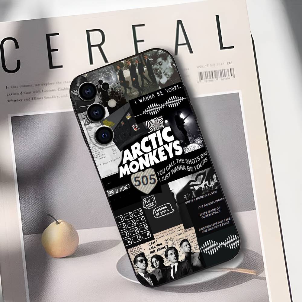

A-Arctic M-Monkeys Band Phone Case For Samsung S25,S24,S21,S22,S23,S30,Ultra,S20,Plus,Fe,Lite,Soft Black Cover Samsung S24Plus