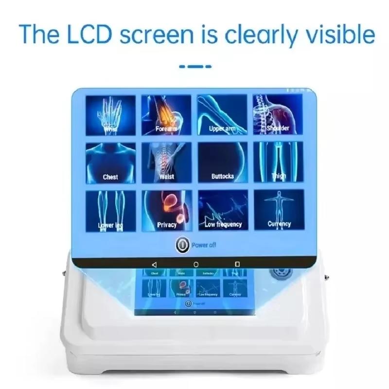 Extrakorporální rázová vlna přístroj Terapie bolesti Fyzioterapie Pneumatická rázová vlna Pro relaxační léčbu Tělový relaxační masér Q80