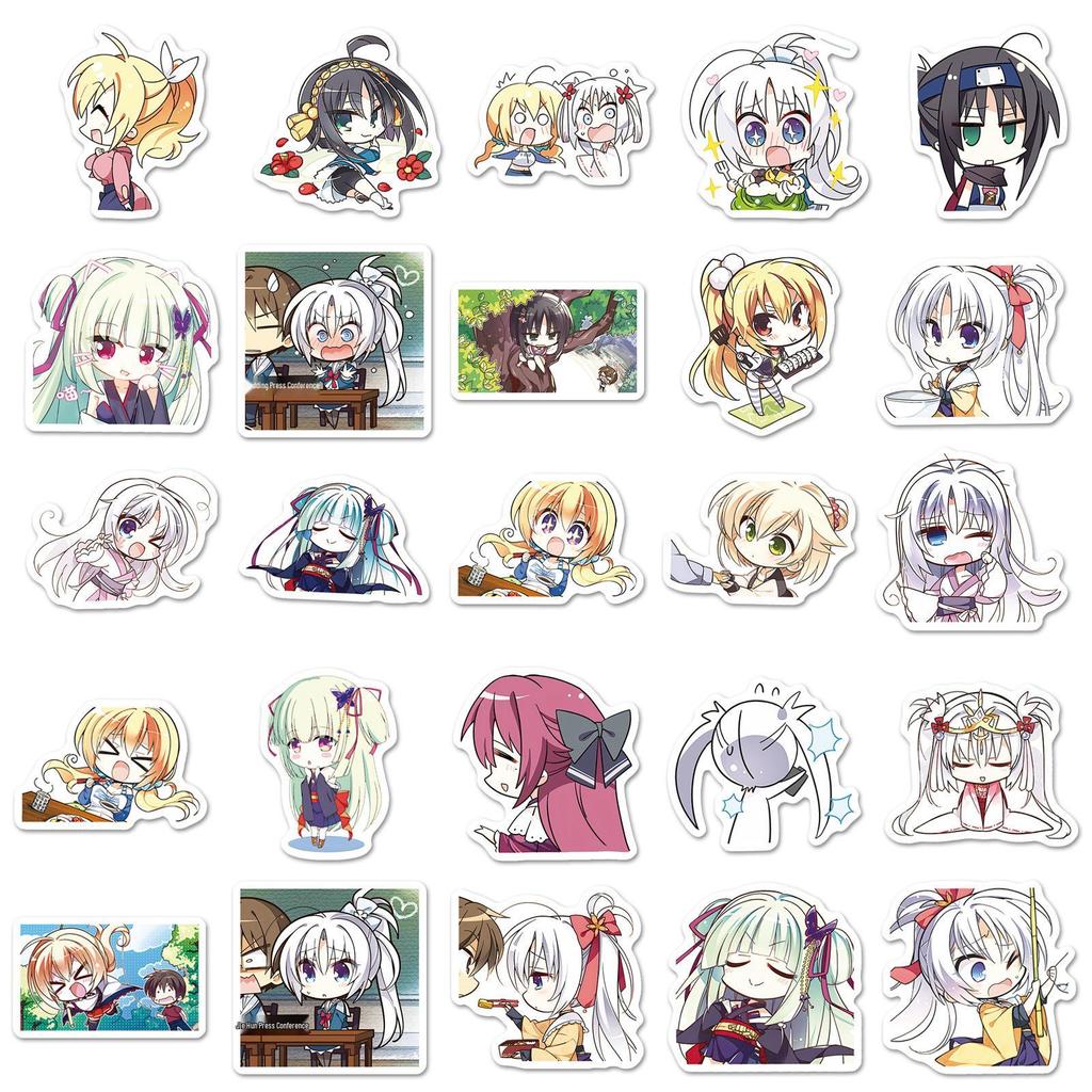 53 Senren Manhua Cartoon Decorative Stickers for Desktop, Water Cup, Refrigerator, Guitar