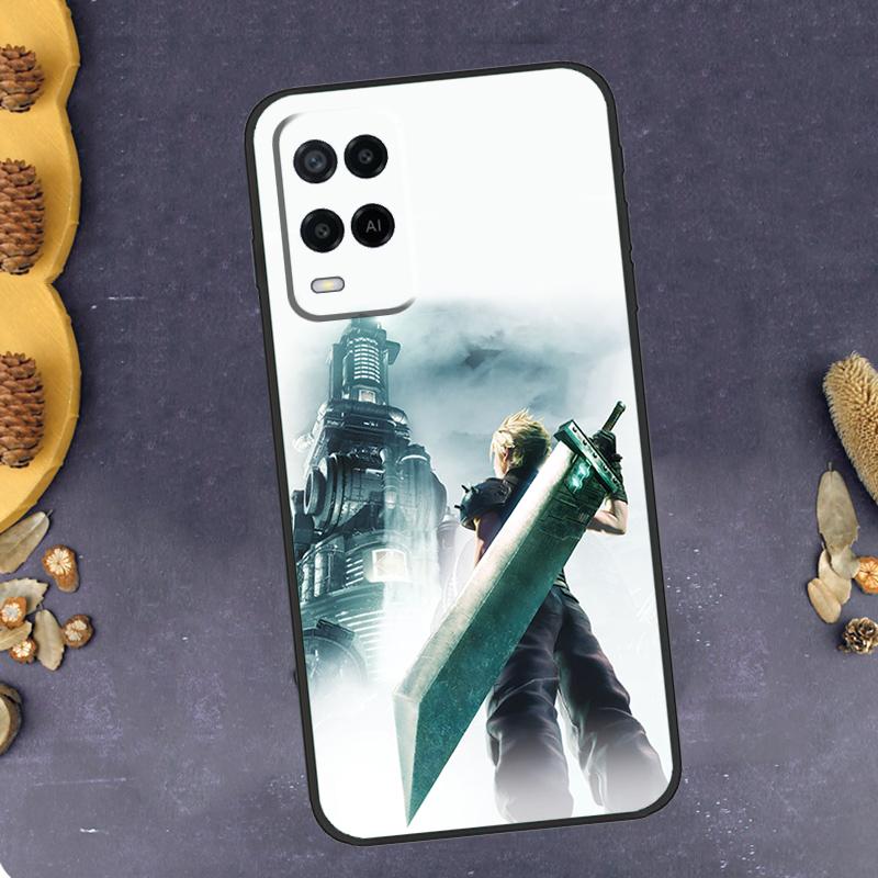 Final Fantasy Phone Case For Oppo A94 A74 A54 A15 A18 A38 A58 A78 A98 A40 A60 A80 A16 A76 A96 A57S A17 A77