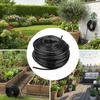 1/4 Inch Water Irrigation Hose Flexible Black Irrigation Hose Efficient Thick Yard Water Hose