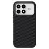ABEEL For Xiaomi Redmi K90 5G / Poco F8 Pro Magnetic Case Carbon Fiber Texture TPU PC PU Phone Back Cover