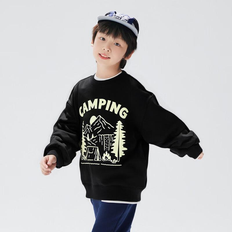 EBAER Kids  Outdoor Mountain Print Cotton Sweatshirt 120