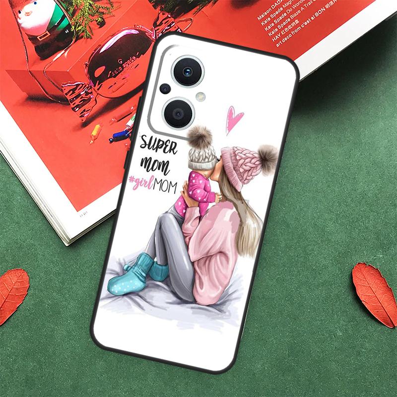 Baby Mom Daughter Girl Son Dad Case For OPPO Reno 14F 13F 12F 11F 12 13 14 10 Pro 7 8 Lite OPPO Find X5 X6 X8 X9 Pro Cover