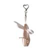 Elegant Ballet Shoes Keychain Alloy Key Holder Unique Keyring Bag Pendant Fashion Accessory for Women and Girls