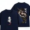 Anime Demon Slayer Kokushibo Graphic T Shirt Unisex Unisex Clothing Cartoon Fashion Tshirt Unisexs Casual Summer Tshirts
