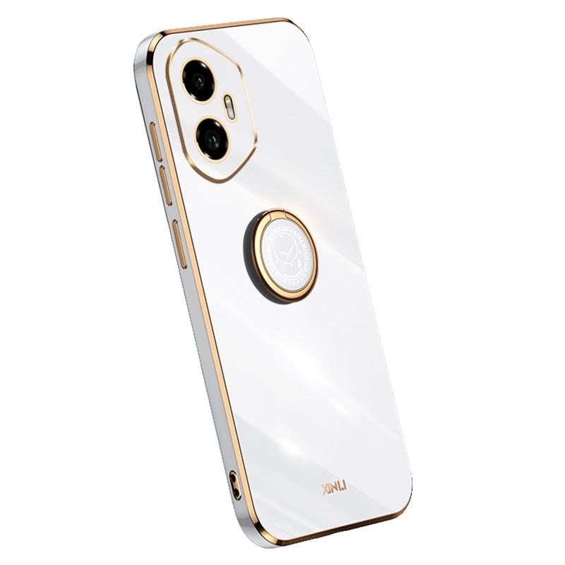 XINLI For Honor 300 Case Ring Kickstand Electroplating TPU Phone Cover