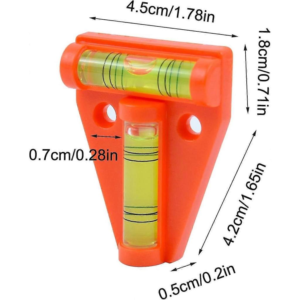 2pcs Caravan Spirit Level Small Motorhome Spirit Level Mini Motorhome Spirit Leveller For Campervan Motorhome - DD