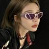 Vintage millennial babes yk riding gm sunglasses purple pink new European and American Internet celebrity babes sunglasses
