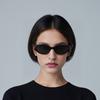 Gentle Monster Oval Sunglasses Women sunglasses Black KUNST01