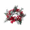 Plastic Christmas Candle Ring Artificial Pine Needle Table Centerpiece  Holiday Dinner Table
