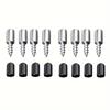 16/32/64Pcs Shelf Bracket, Self Tapping Screws Bracket Shelf Support Pegs, Glass Wood Shelf Peg Heavy Duty Floating Shelf Bracke