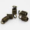 DIY Spiral Pull Spring Buckle for Jewelry Necklaces and Leather Cord Clasp, 1kg/Bag