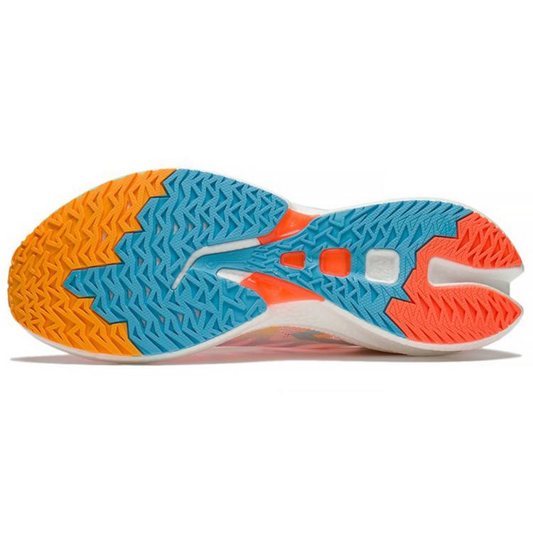 Li Ning Fabric Cushioning Slip Resistant Abrasion Resistant Breathable Rebound Low Top Running Shoes Men's ARMS007-7