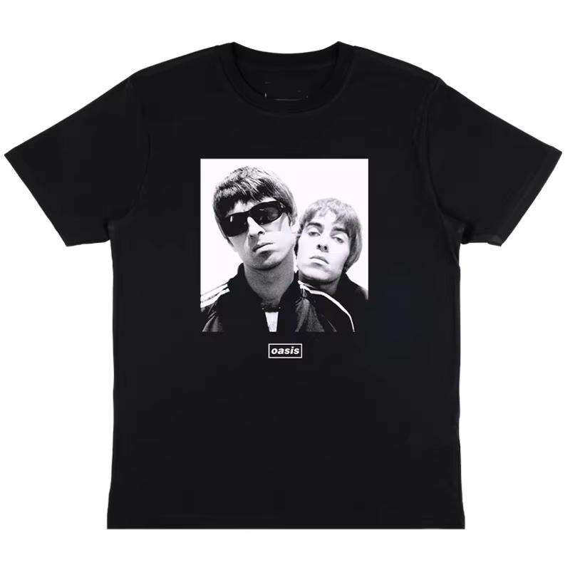 2025 Oasis Hot Sale Men Women Short Sleeve T Shirt Fashion Print Brand Tshirt Summer Classic Cotton T-Shirt Children Clothes Tee