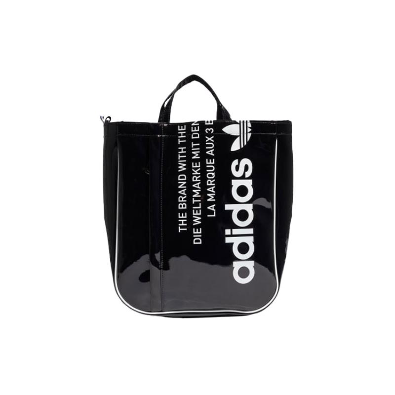 

Adidas Originals Polyurethane One Shoulder Handbag Unisex Black Adidas GN3064 чёрный