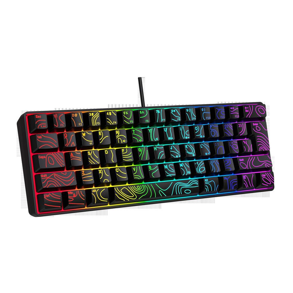 K401 RGB Compact Film-Style Notebook Keyboard