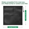 Water Pump Filter Mesh Bag Tear Resistant Easy Install Anti-clog Pond Pump Protector for Outdoor Koi Pond Aquaculture