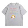Yoshitomo Nara Sag Hallo Lustige Meme T-Shirts Sommer Unisex Unisex Lässiges Übergroßes T-Shirt Unisex Y2k Kunst Ästhetische T-Shirts