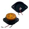 2PCS LED Trailer Marker Lights 24V Waterproof Amber Chicken Lights Universal Side Clearance Lamps for Semi Truck Freightliner Cargo